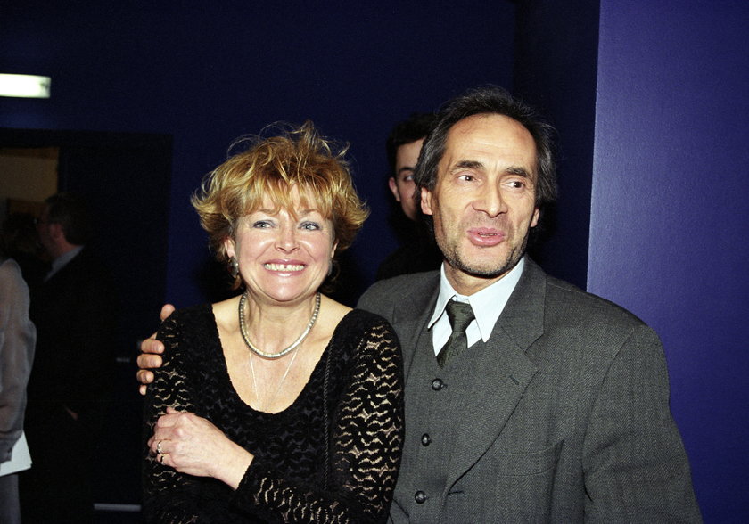 Jerzy Zelnik z żoną Urszulą