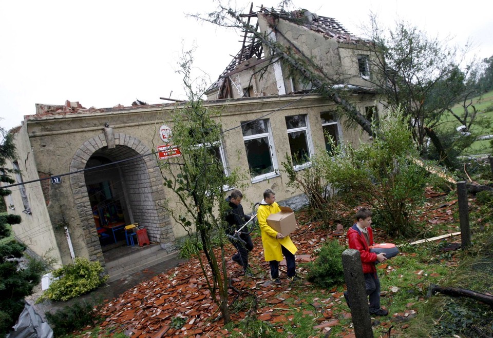 BALCARZOWICE SKUTKI TRĄBY POWIETRZNEJ