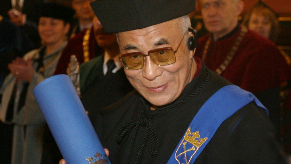 KRAKÓW DALAJLAMA UJ DOKTORAT HONORIS CAUSA