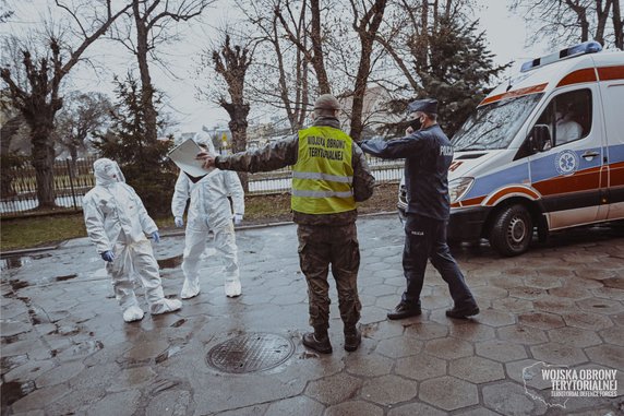 Ewakuacja pacjentów ze szpitala w Skwierzynie