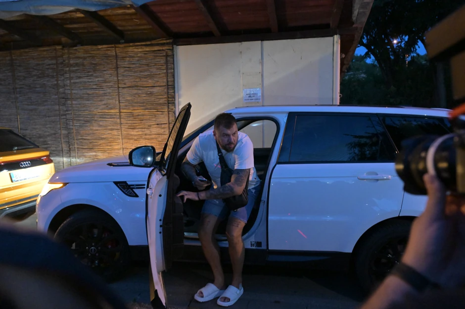 Janjuš na proslavi Bore Santane