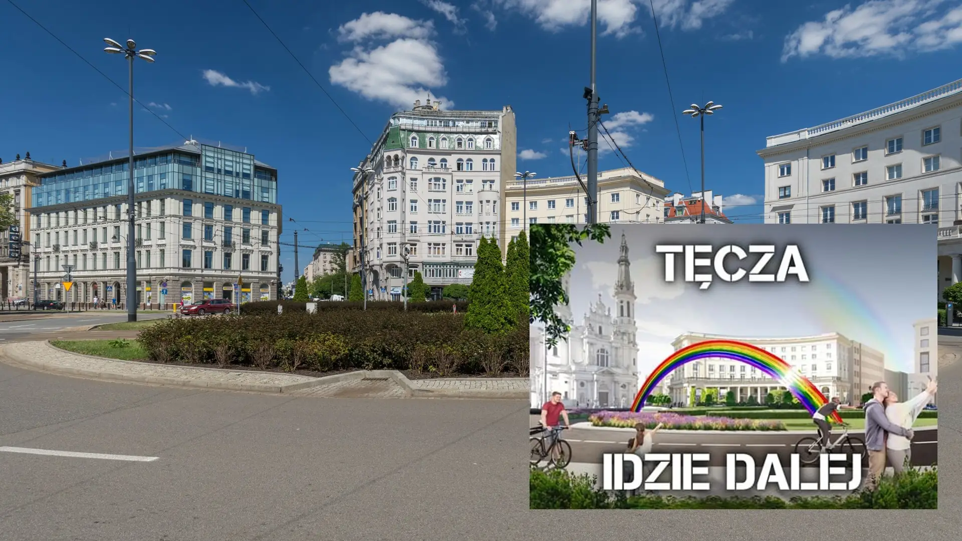 "Nie chcieli Tęczy, będą mieli Łuk LGBT+". Chcą przywrócić symbol na Plac Zbawiciela