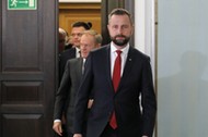 Władysław Kosiniak-Kamysz, Donald Tusk i Szymon Hołownia w Sejmie