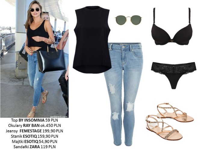 STYLIZACJE inspirowane zestawami Mirandy Kerr