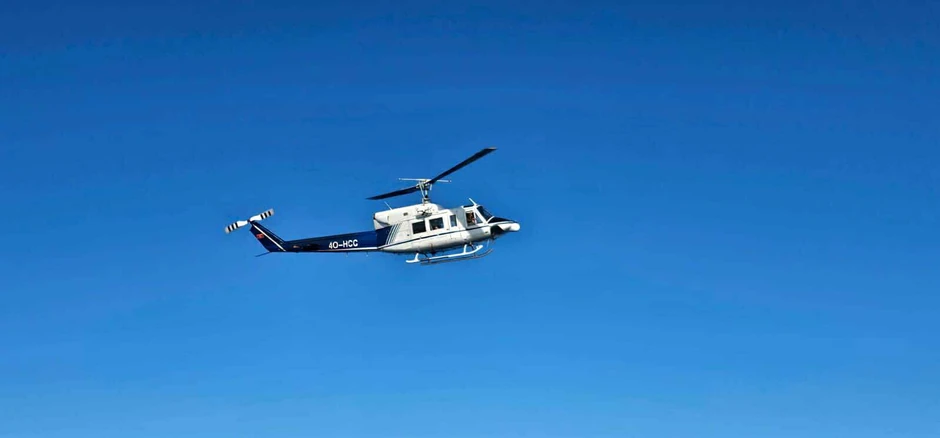 Helikopter MUP-a koji traga za telom devojke