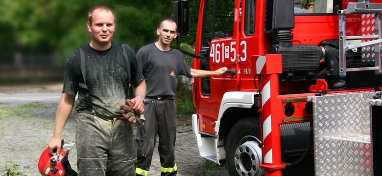 Pożar w kopalni soli w Kłodawie