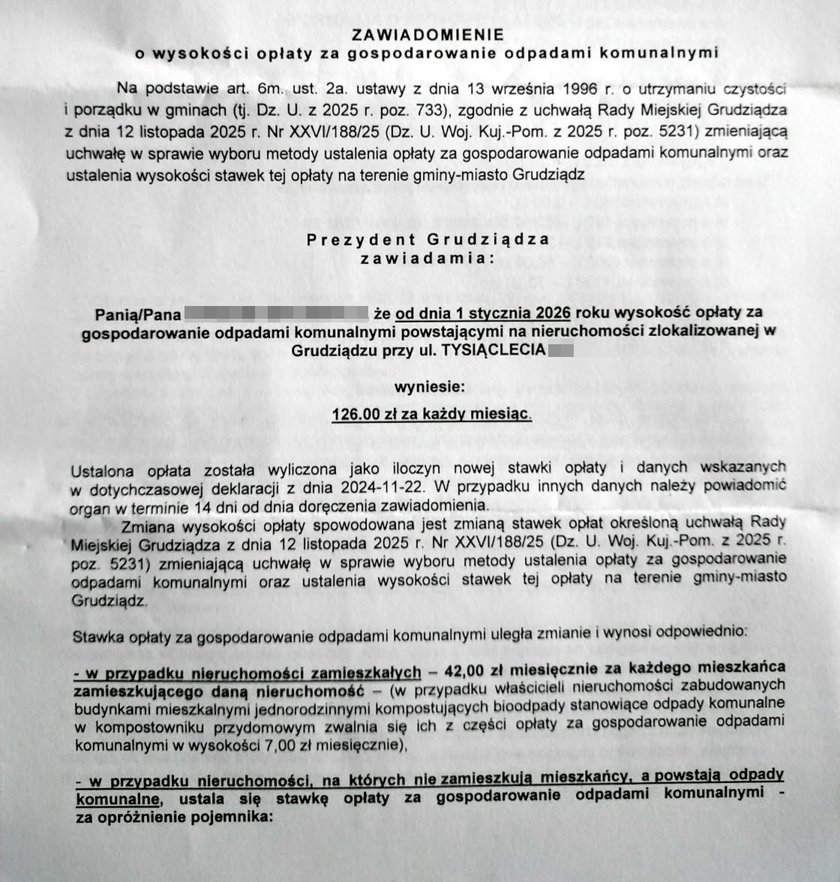 Dosta a Pismo O Podwy ce Przeholowali A Tyle Za Odpady