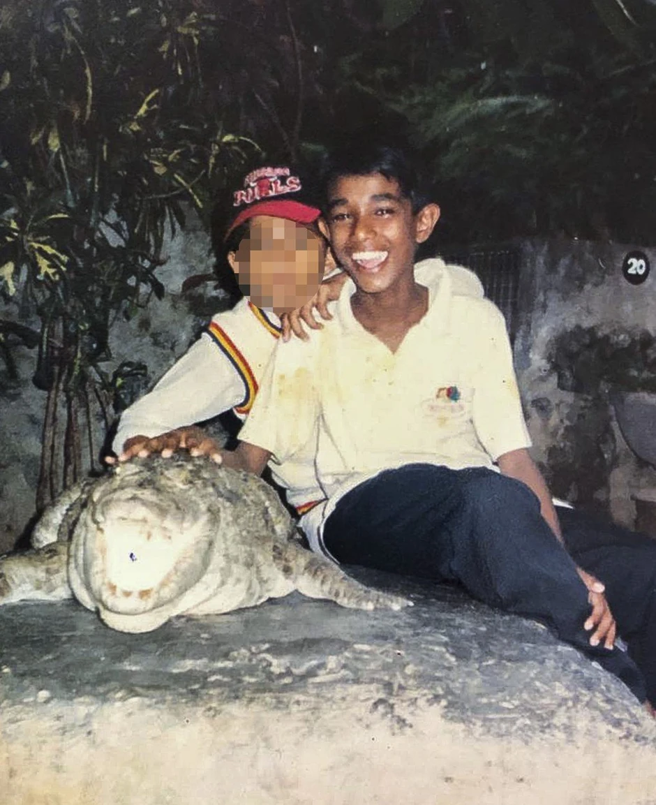 Abdul Latif Džamil Mohamed kao dečak