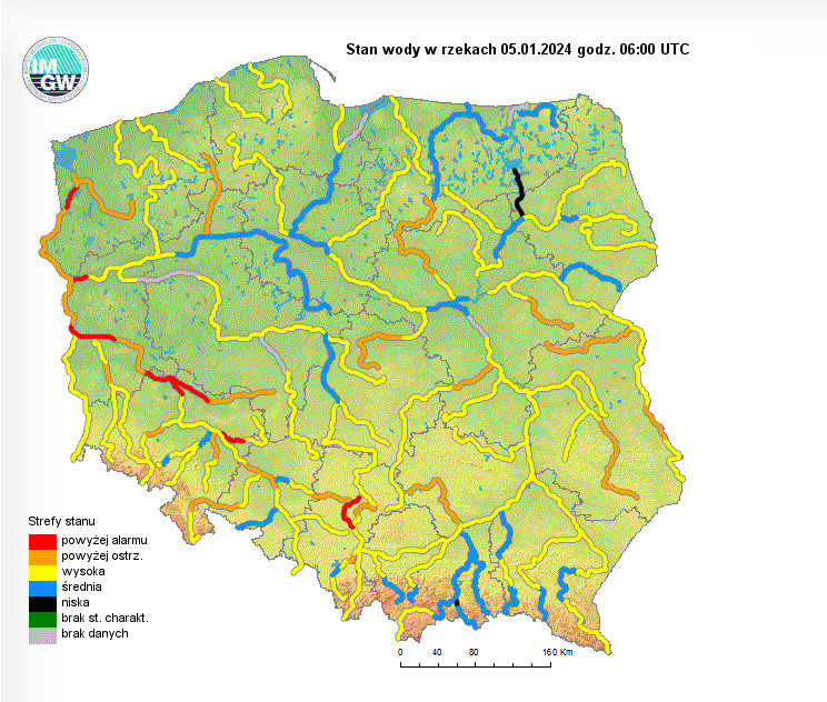 Trudna sytuacja hydrologiczna na polskich rzekach