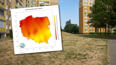 Alarmujący trend na mapie Polski. Takiego maja w XXI w. jeszcze nie było