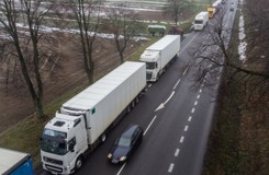 Tragedia na granicy. Nie żyje kierowca ciężarówki