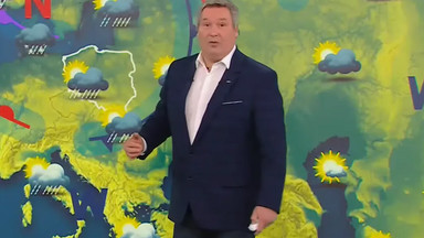 Wpadka w Polsat News. Pogodynek puścił wulgarną wiązankę na wizji [WIDEO]