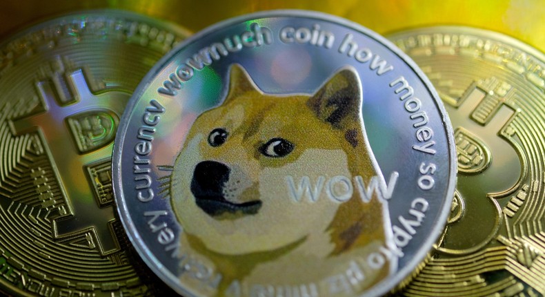 Dogecoin is a meme cryptocurrency, seemingly created as a joke.
