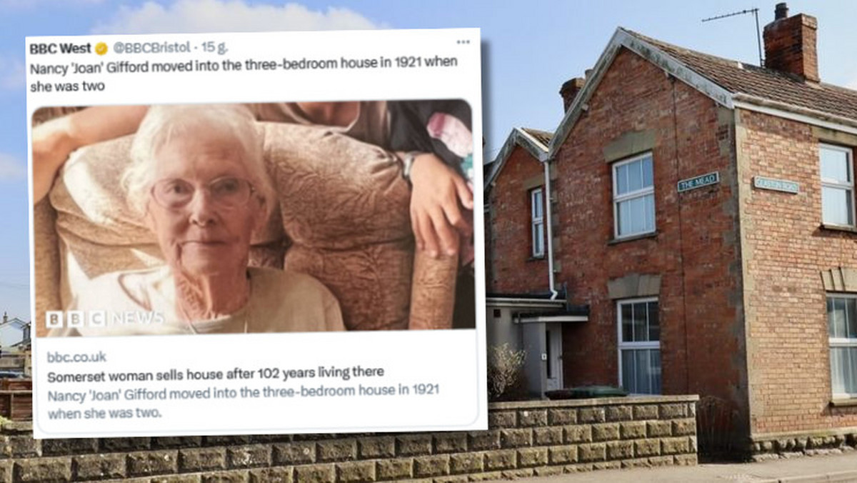 Brytyjka sprzedaje dom, w którym mieszkała przez 102 lata