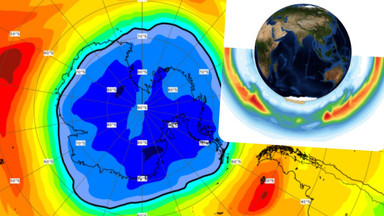 Dziura ozonowa na biegunie większa od Antarktydy