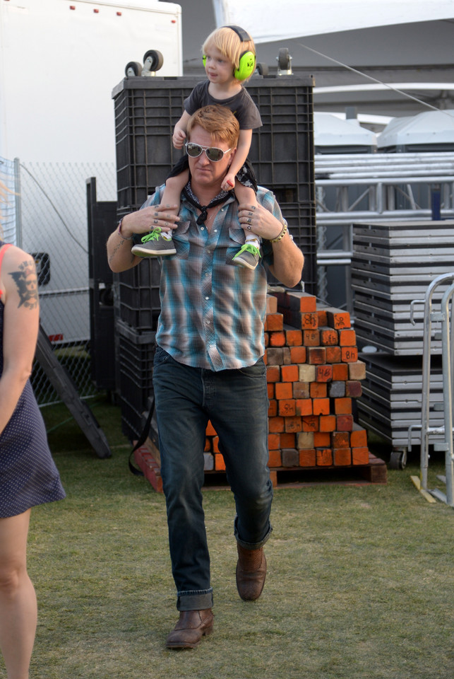 Josh Homme i syn Orrin Ryder