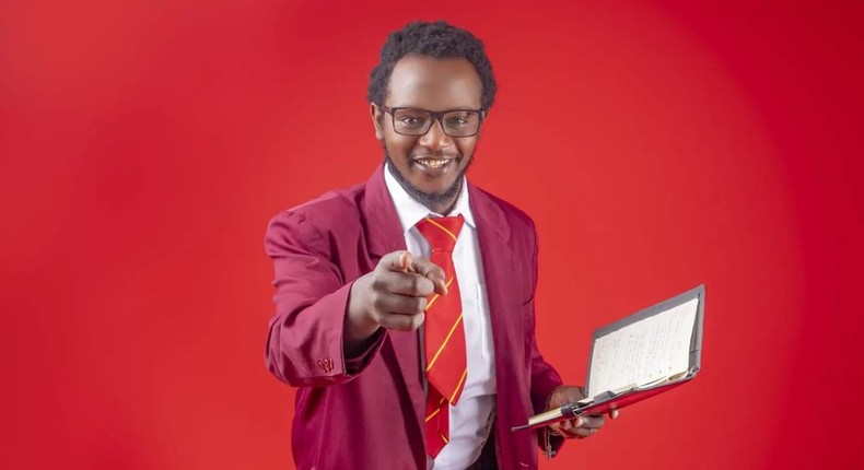 Comedian Professor Hamo welcomes newborn baby into his family [Photo]