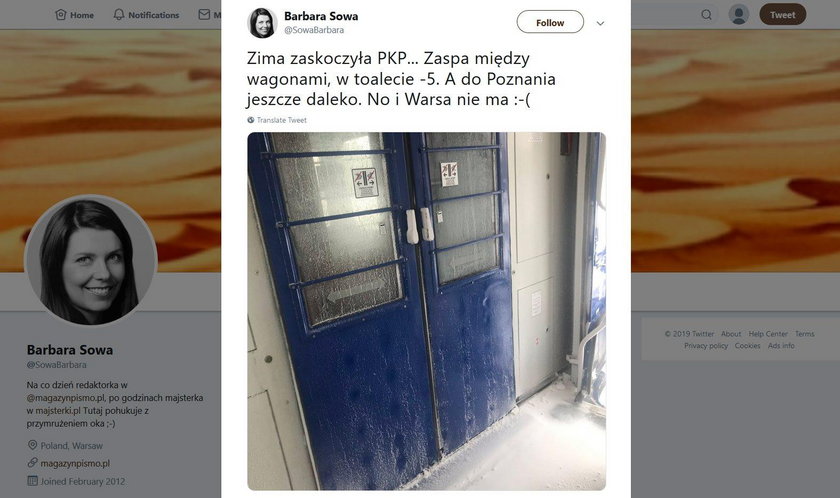 Zima zaatakowała PKP. To zdjęcie mówi wszystko