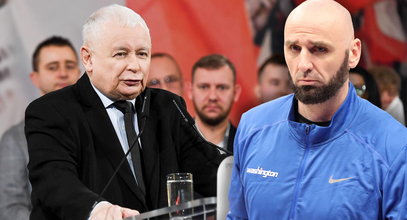 Trener zmieszał Jarosława Kaczyńskiego z błotem. Gortat dołożył swoje