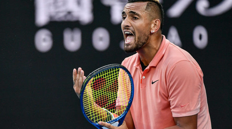 Nick Kyrgios nekiment a játékostársának, mert megszegte a karantént / Fotó: Northfoto