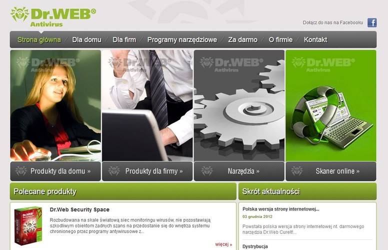 To kolejny rosyjski producent oprogramowania antywirusowego, który także jest znany na polskim rynku. Program Dr. Web powstał w Petersburgu w Laboratorium Antywirusowym Igora Daniloff'a przy współpracy z Centrum Komputerowym Rosyjskiej Akademii Nauk. Po raz pierwszy został wypuszczony na rynek w 1992 roku.