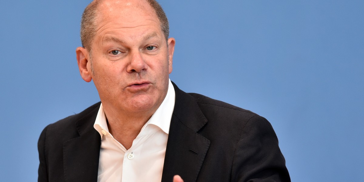 Kanclerz Niemiec Olaf Scholz.