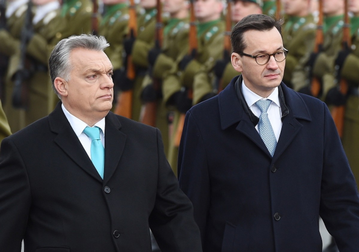 Mateusz Morawiecki i Victor Orban