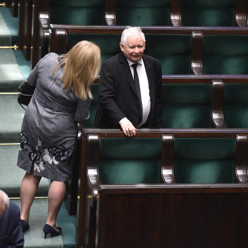 Jarosław Kaczyński w Sejmie