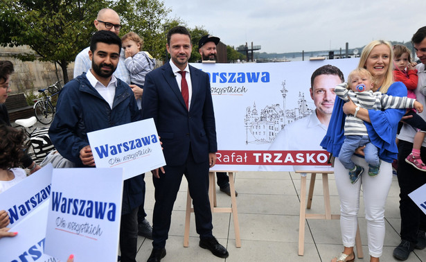 Trzaskowski pokazał swoje hasło wyborcze. Guział zarzuca mu kradzież