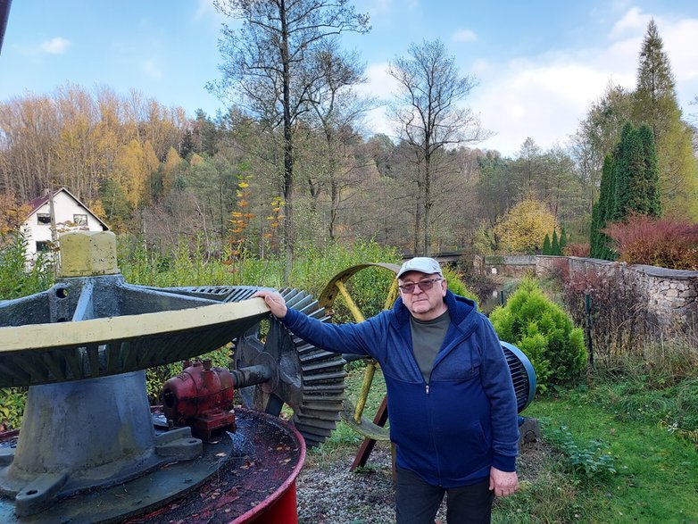 Janusz Frey uruchomił elektrownię wodną w Dąbrowie Górniczej na początku lat 80.