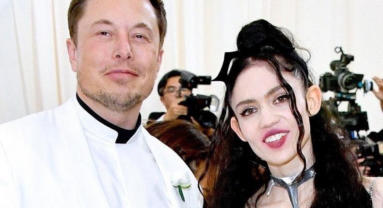 South African billionaire Elon Musk and his partner Grimes [DejavuMagazine]