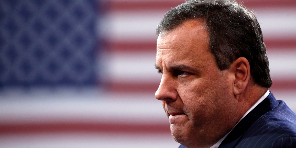 Chris Christie has the lowest approval rating of any governor in the last 20 years