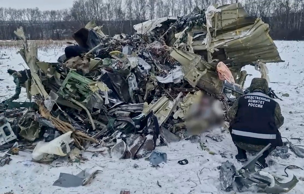 Miejsce katastrofy Iła-76