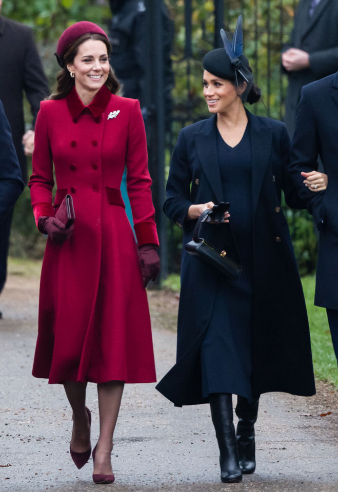 Wielka Brytania: księżna Kate i księżna Meghan