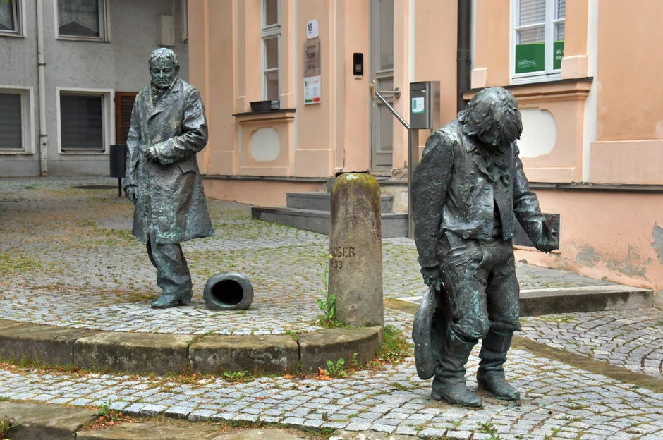 Statua Kaspara Hauzera u Ansbahu