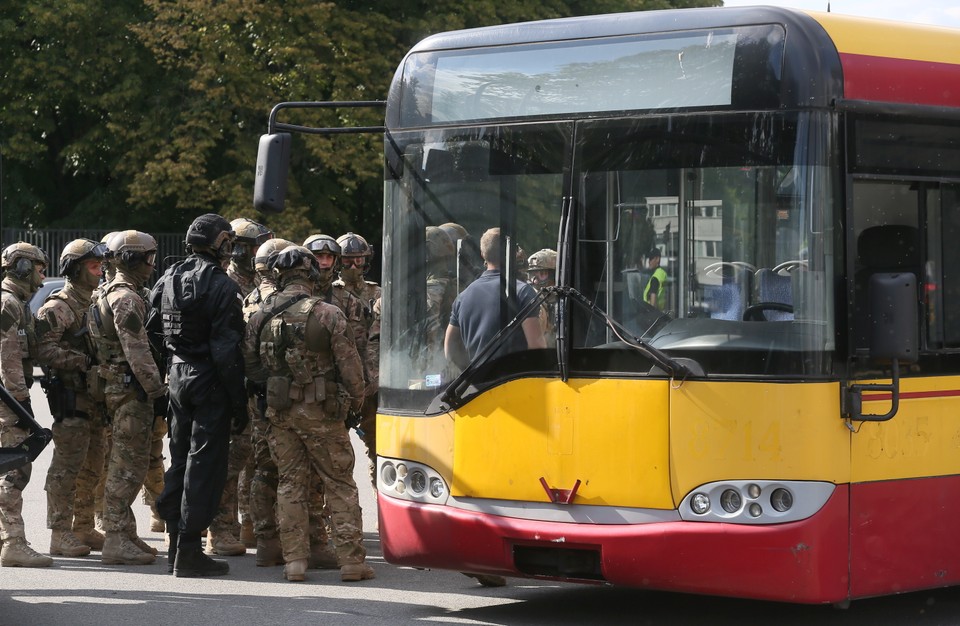 WARSZAWA SZCZYT NATO STADION PGE NARODOWY PRZYGOTOWANIA (funkcjonariusze GROM)