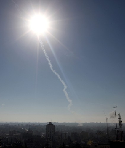 Walki w Strefie Gazy, ostrzał Izraela