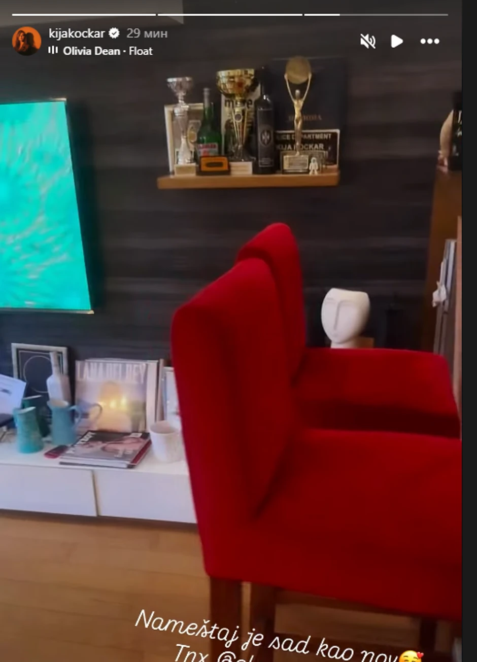 Kija Kockar pokazala renovirani stan u Beogradu: Jedna stvar joj nije pošla za rukom