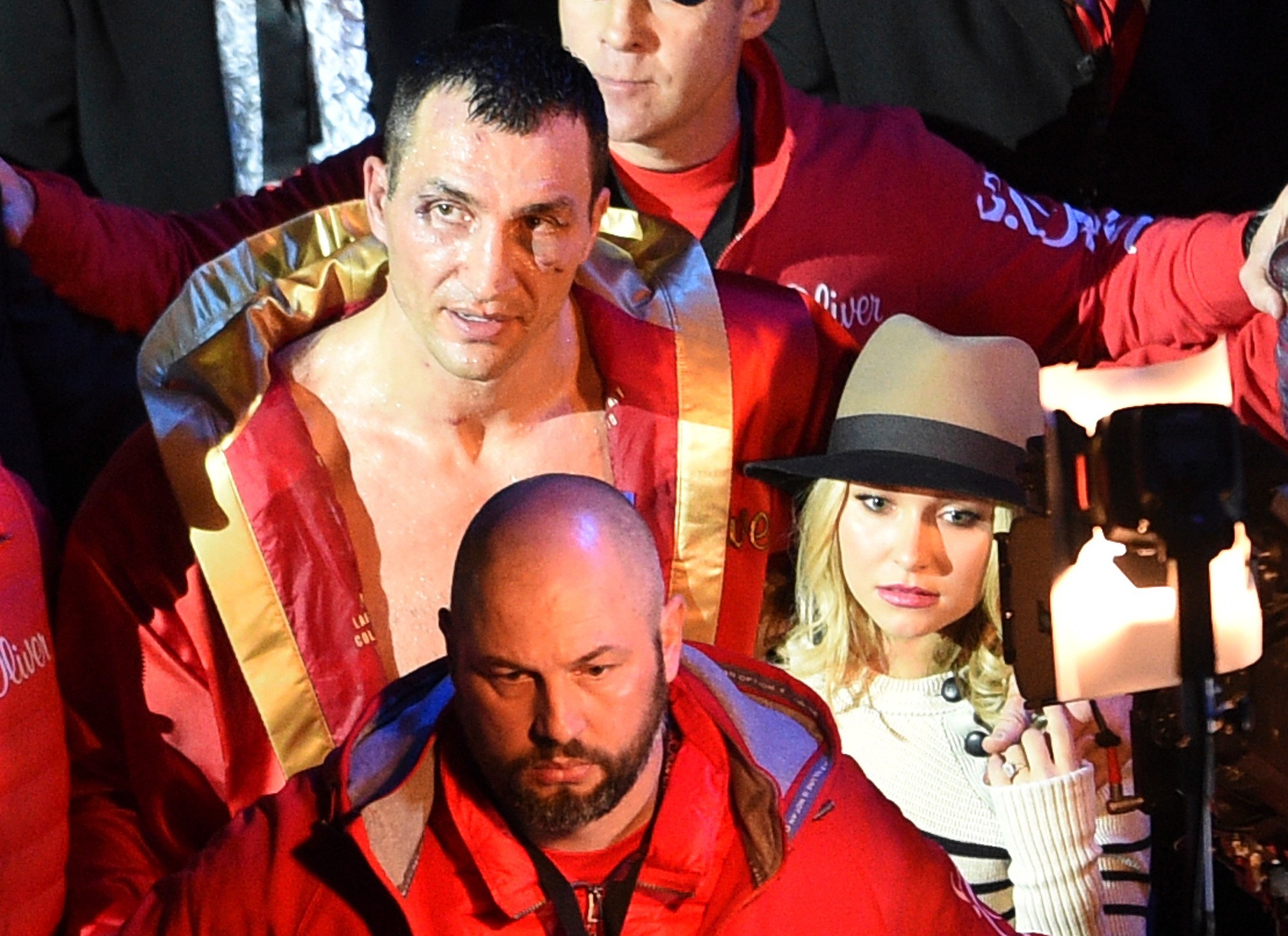Vladimir Kličko a Hayden Panettiere.