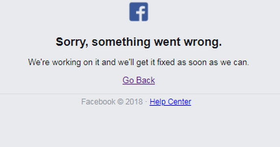 Facebook nie działa. Facebook awaria - Wiadomości