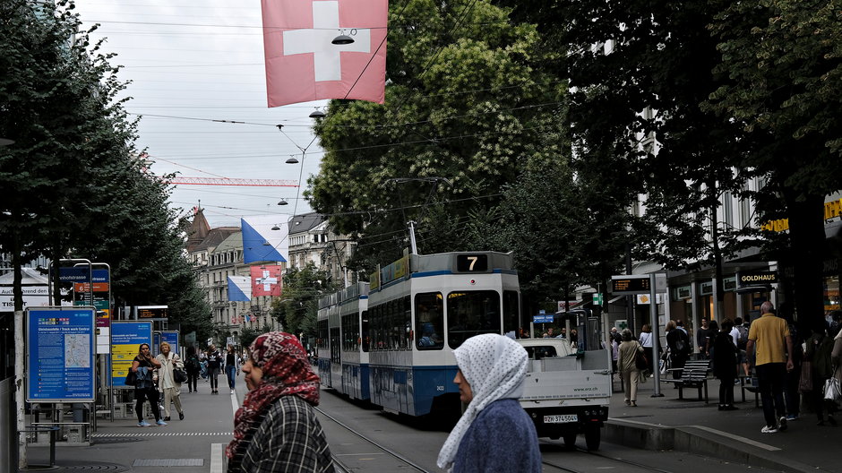 Muzułmanki w Zurichu (2017 r.)