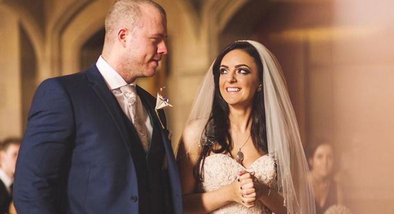 Cassie and Lewis Byrom's Harry Porter themed wedding