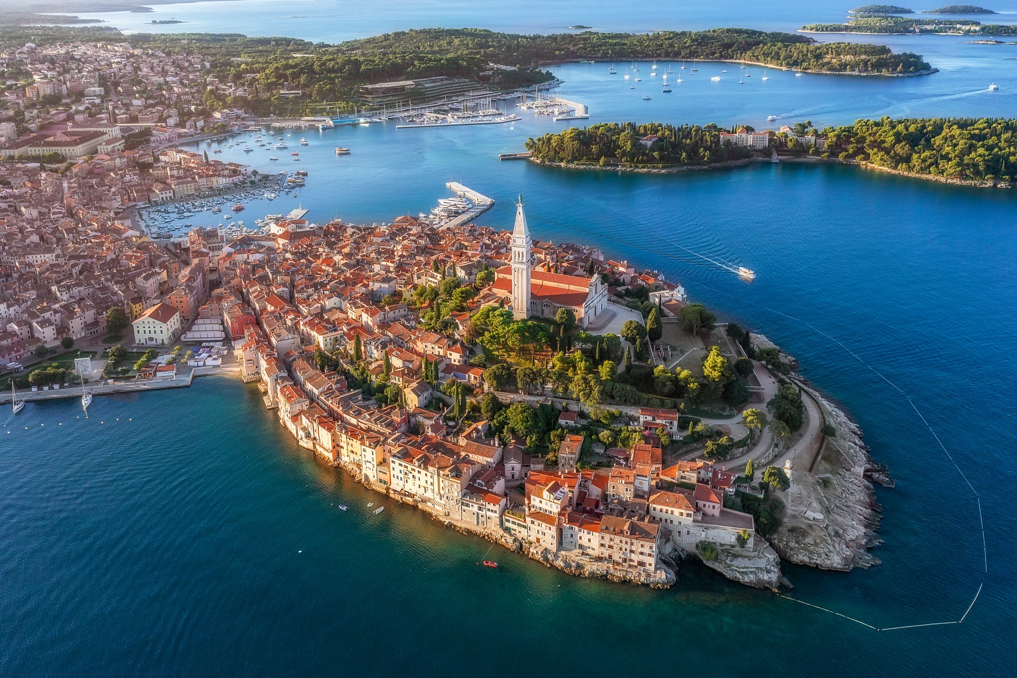 Chorvátske mesto Rovinj.