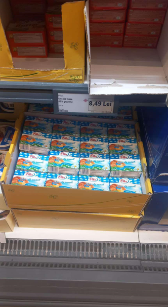 Matej odfotil ceny masla v Rumunsku.