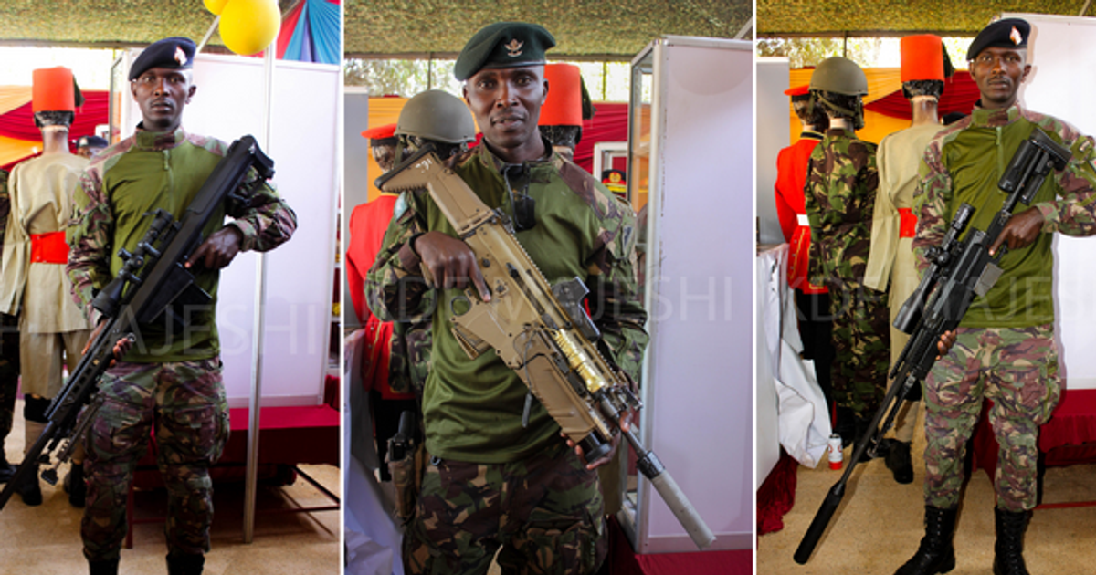 Photos 9 of KDF's most lethal sniper and assault rifles Pulselive Kenya