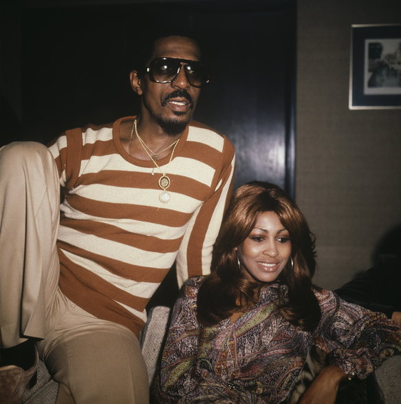 Ike i Tina Turner w Londynie, 1975 r.