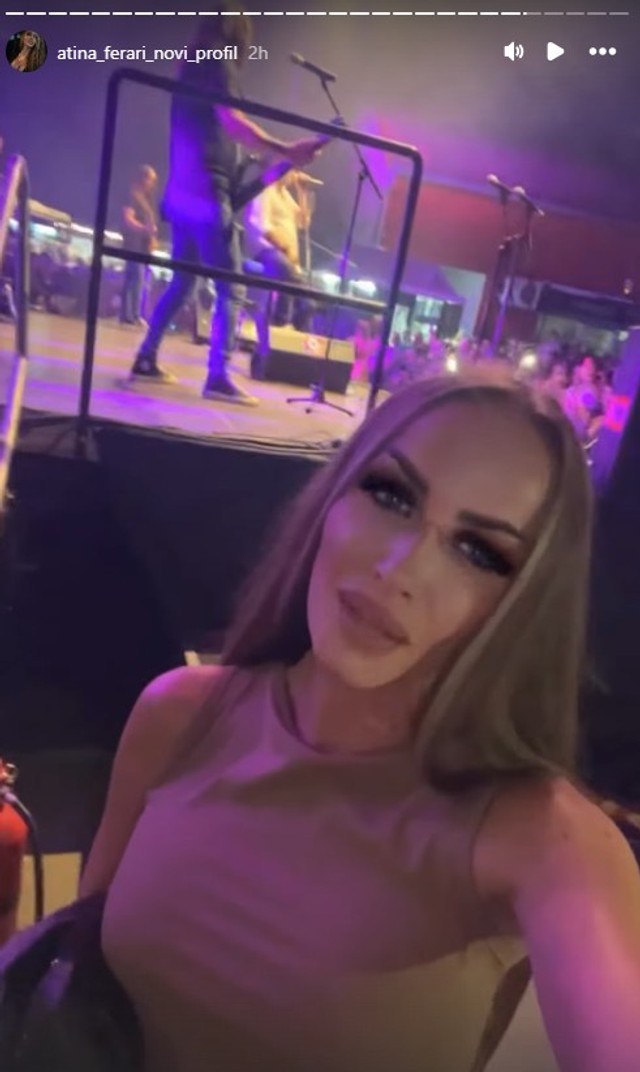 Atina Ferari i Aca Lukas (Foto: Instagram/atina_ferari_novi_profil)