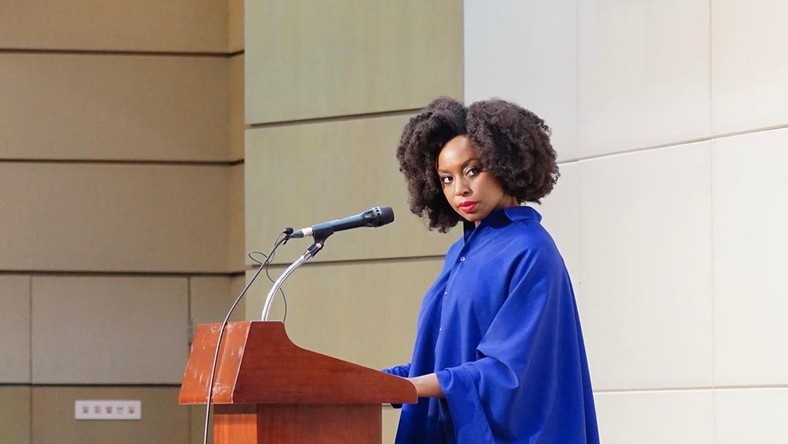 Chimamanda Adichie says she won't shut up as she continues to advocate for feminism globally. [Instagram/ChimamandaAdichie]