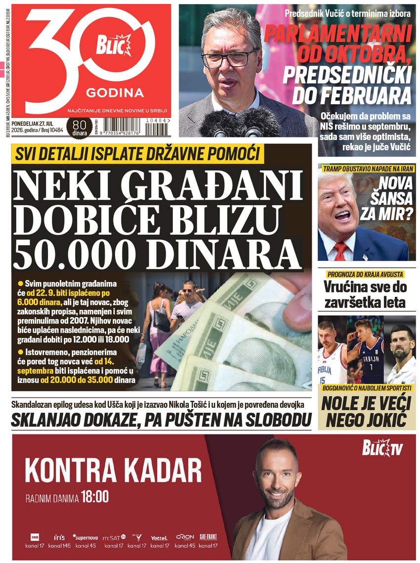 Naslovna Blic