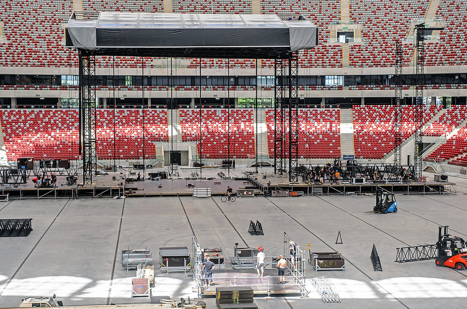 Stadion Narodowy przed koncertem Paula McCartneya (fot. Darek Kawka/Onet)